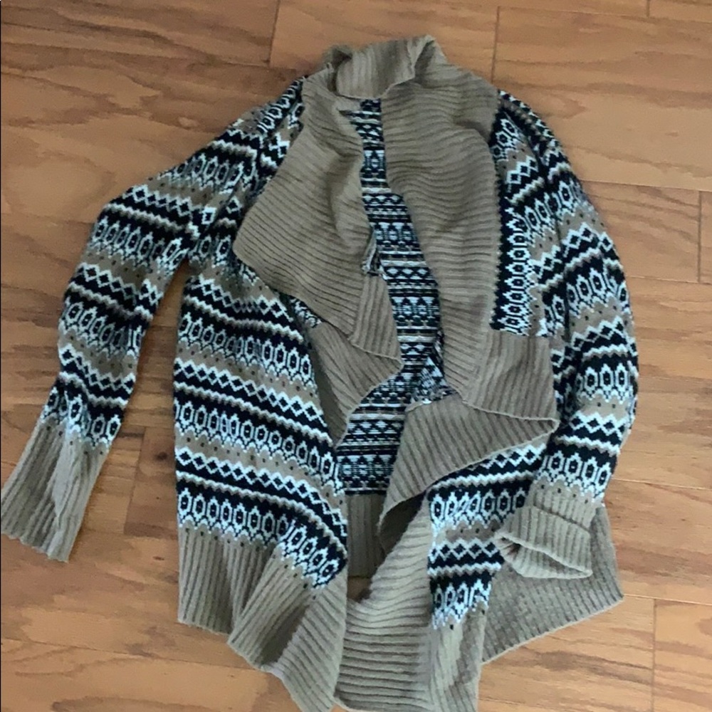 Thick cardigan